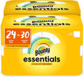 Bounty Essentials Full Sheet Paper Towels 24 Large Rolls - Value Pack