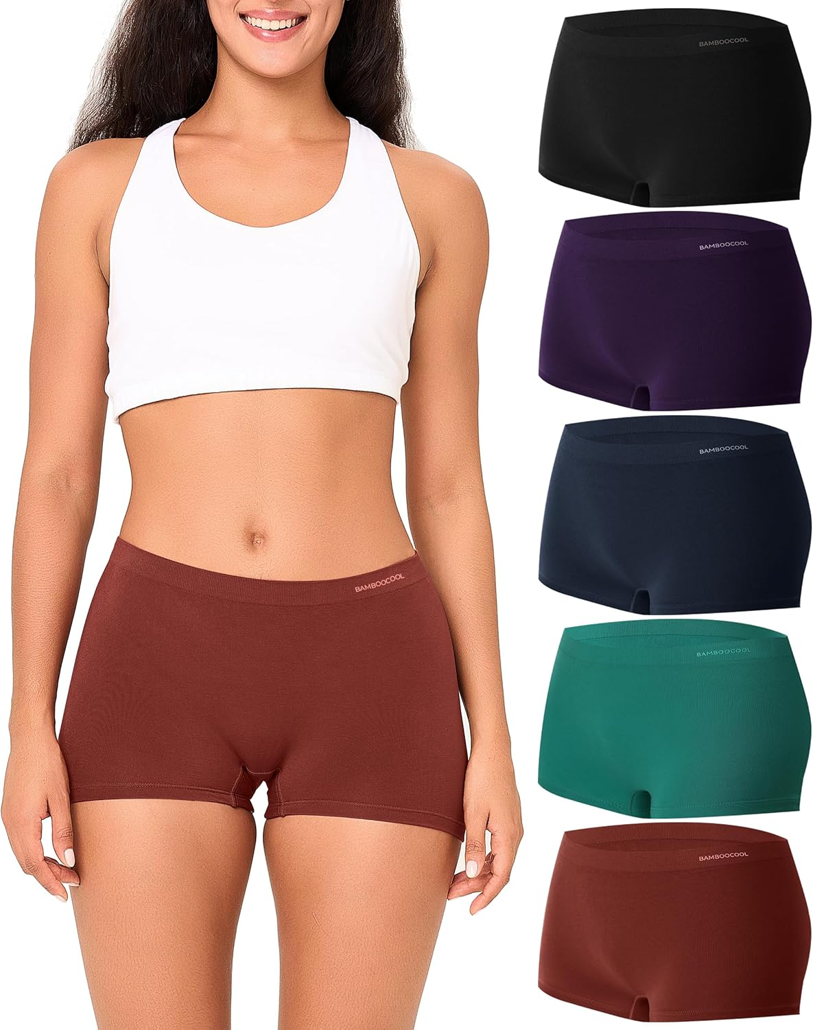 Bamboo Cool Women's Boyshort Panties for Comfort and Style