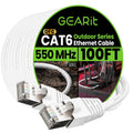 Cat6 Outdoor Ethernet Cable 100ft - Direct Burial, Waterproof