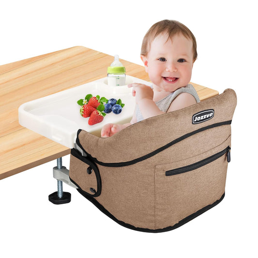 Clip-On High Chair with Removable Tray for Babies and Toddlers