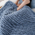 BATTILO Soft Faux Fur Blanket 60x80 in - Super Soft Cozy Throw