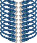 Cat5e Network Ethernet Patch Cable 50ft 10 Pack - Reliable Home
