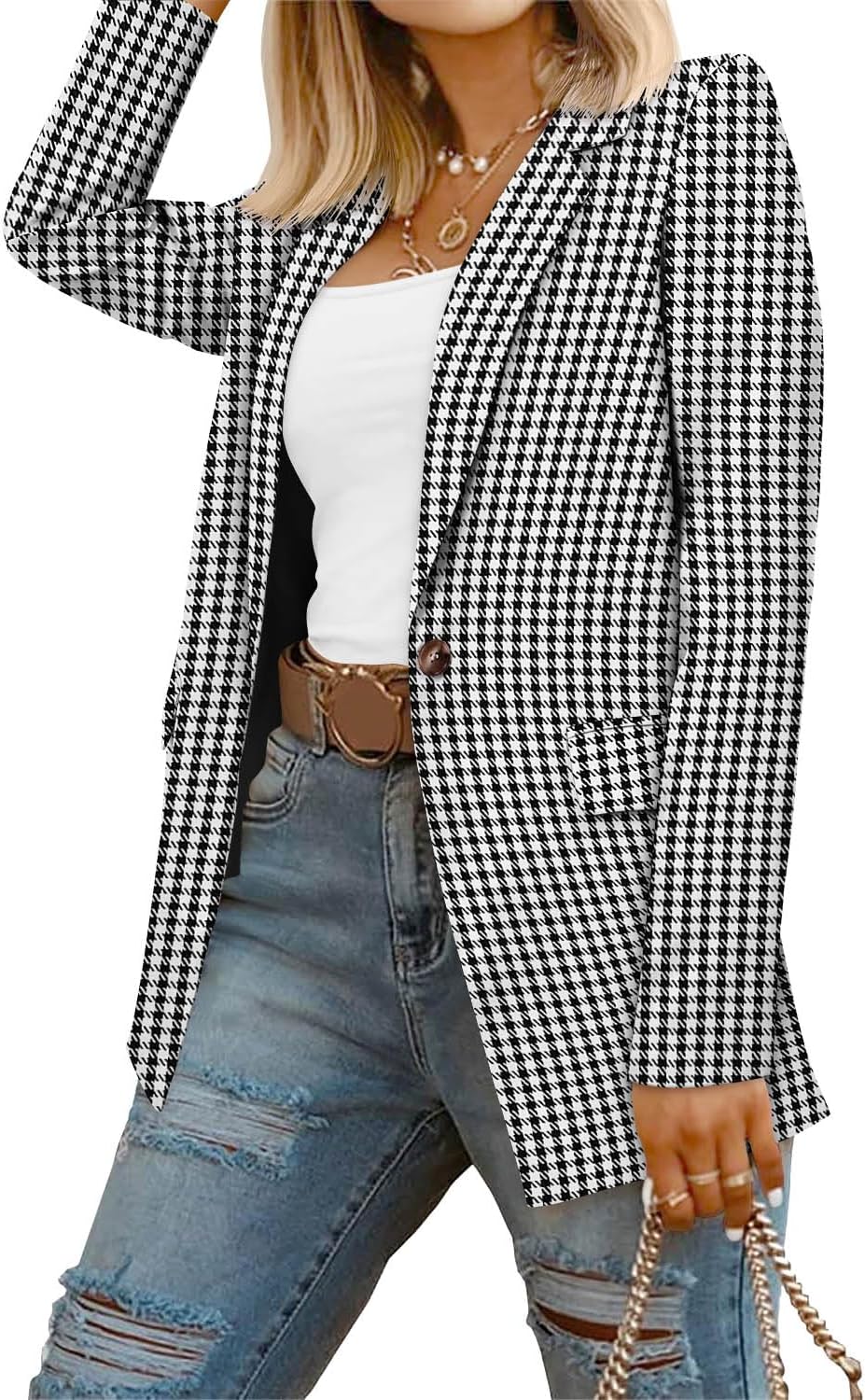 CRAZY GRID Women Business Casual Blazers for Stylish Workwear