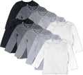 HonestBaby 10-Pack Long Sleeve T Shirts 100% Organic (Style 2QKX)