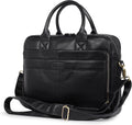 Leather Laptop Bag for Men and Women Briefcase Satchel - Trolley