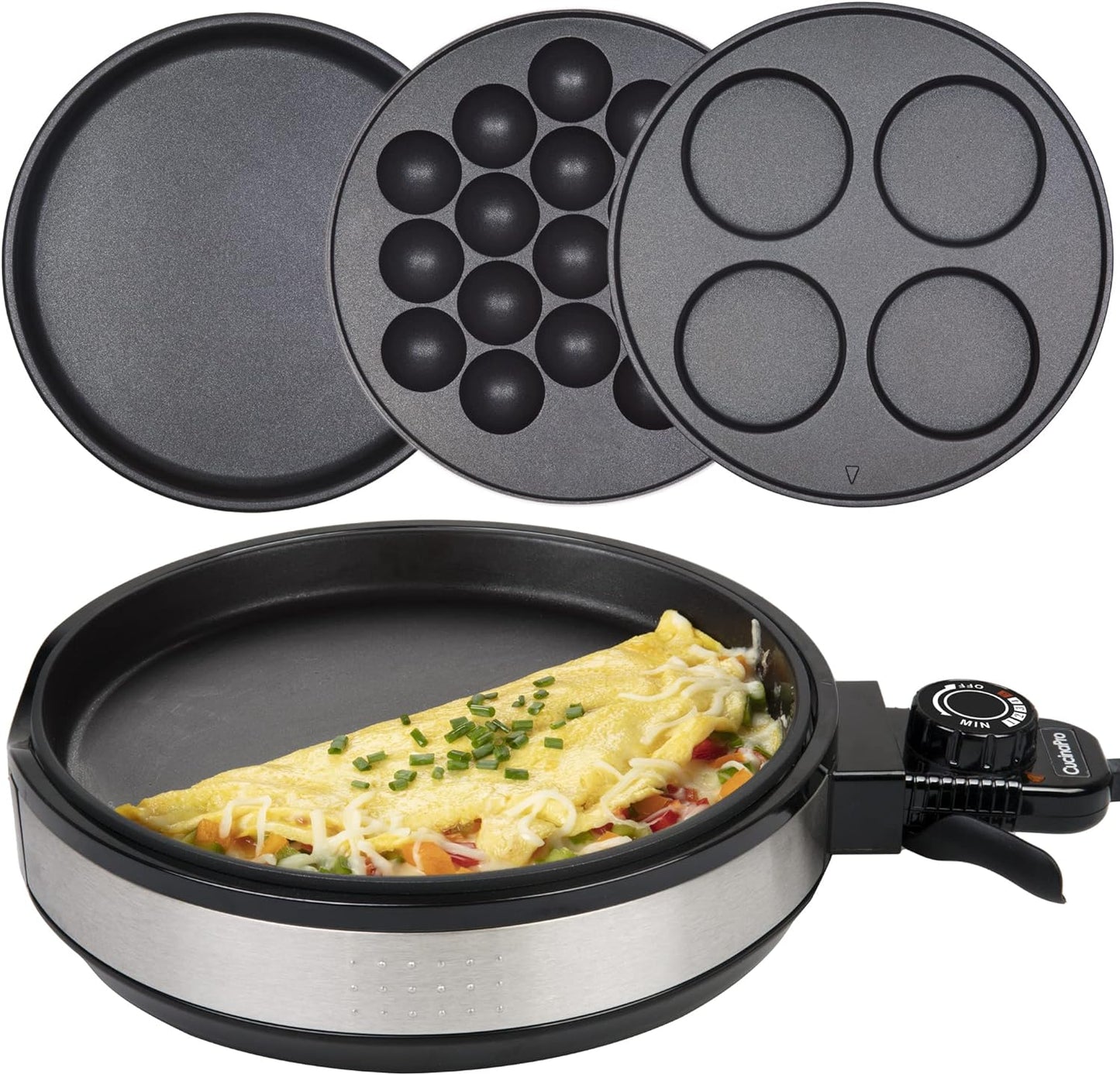 Multi Baker Deluxe: Easy Baking with 3 Skillets - CucinaPro