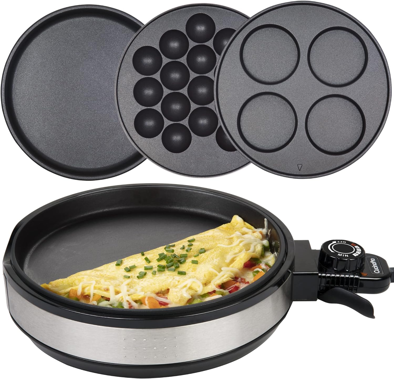 Multi Baker Deluxe: Easy Baking with 3 Skillets - CucinaPro