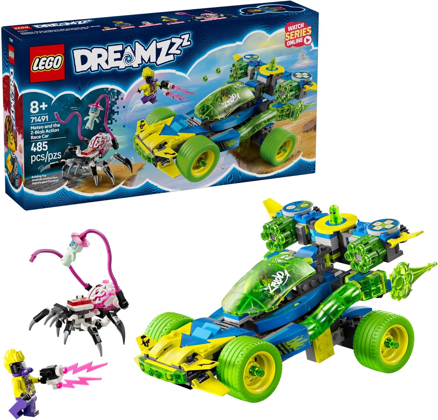 LEGO DREAMZzz Mateo and The Z-Blob Action Race Car Toy Review