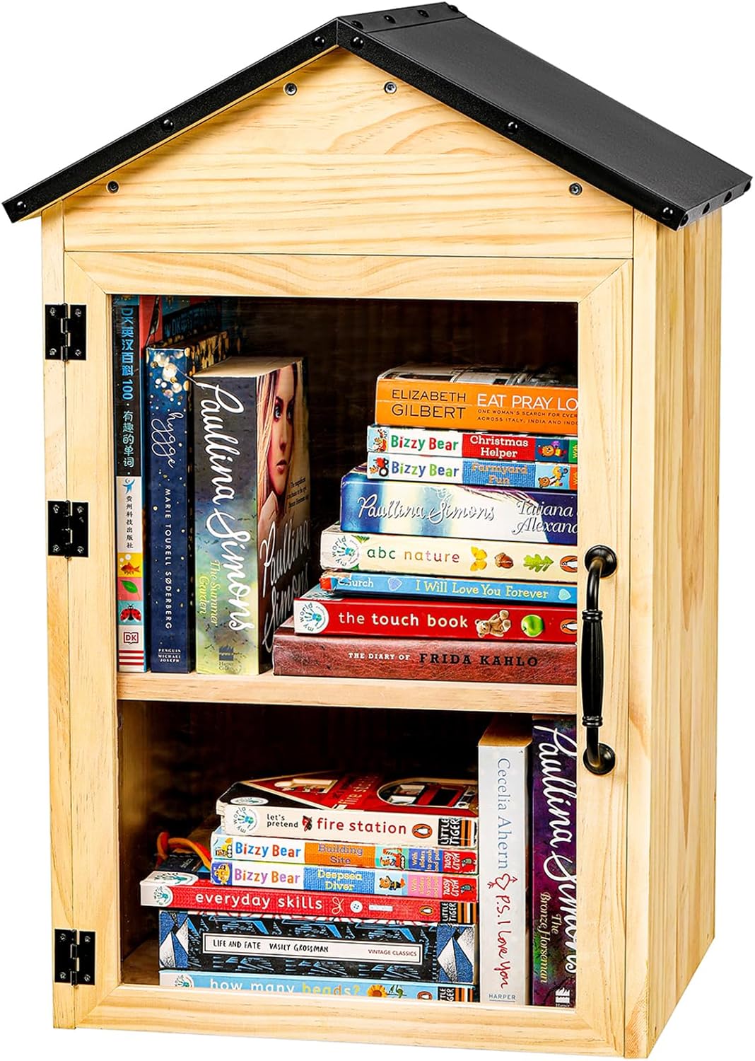 Little Library Box Outdoor for Community Book Exchange Fun