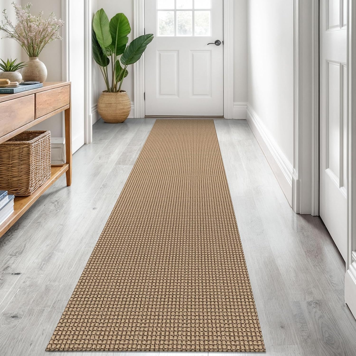 KOZYFLY Boho Runners for Hallways 2x8 ft Washable Non Slip