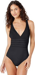 La Blanca Island Goddess Multi-Strap Cross Back One Piece Swimsuit