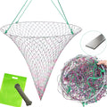 32in x 37in Folded Bridge and Pier Fishing Net - Heavy-Duty Catch Tool