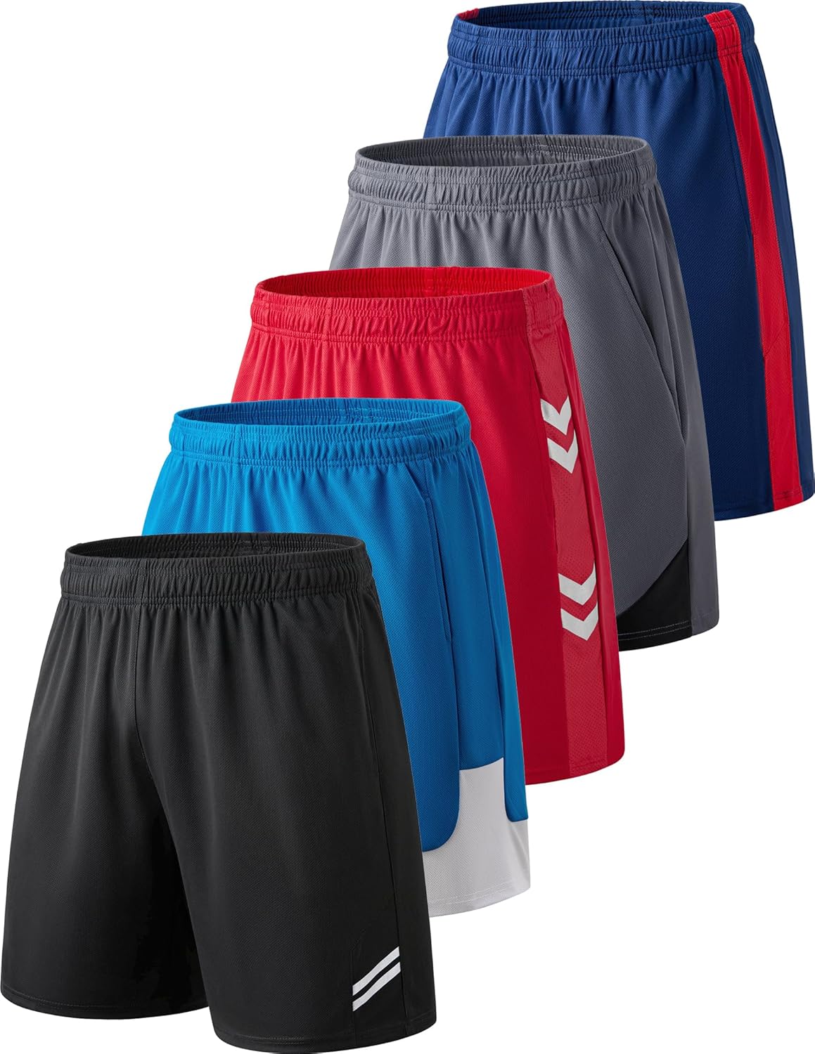 Men's Quick Dry Athletic Basketball Shorts with Pockets 9in Inseam