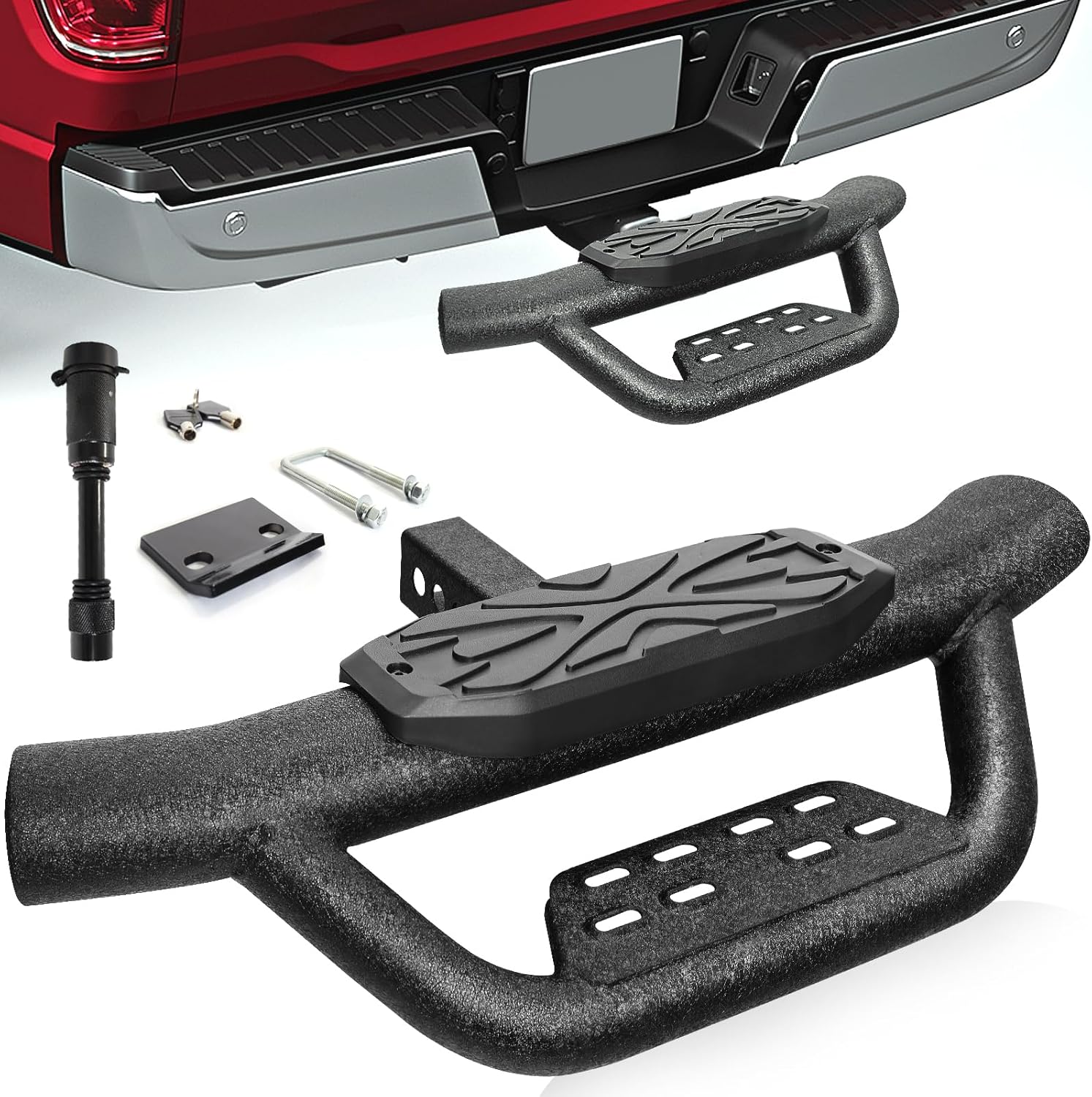 Double Layer Tow Hitch Step for 2 Inch Hitch Receiver