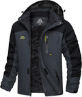 MAGCOMSEN Men's Winter Coat Water Resistant Ski Jacket - Warm Fleece 1