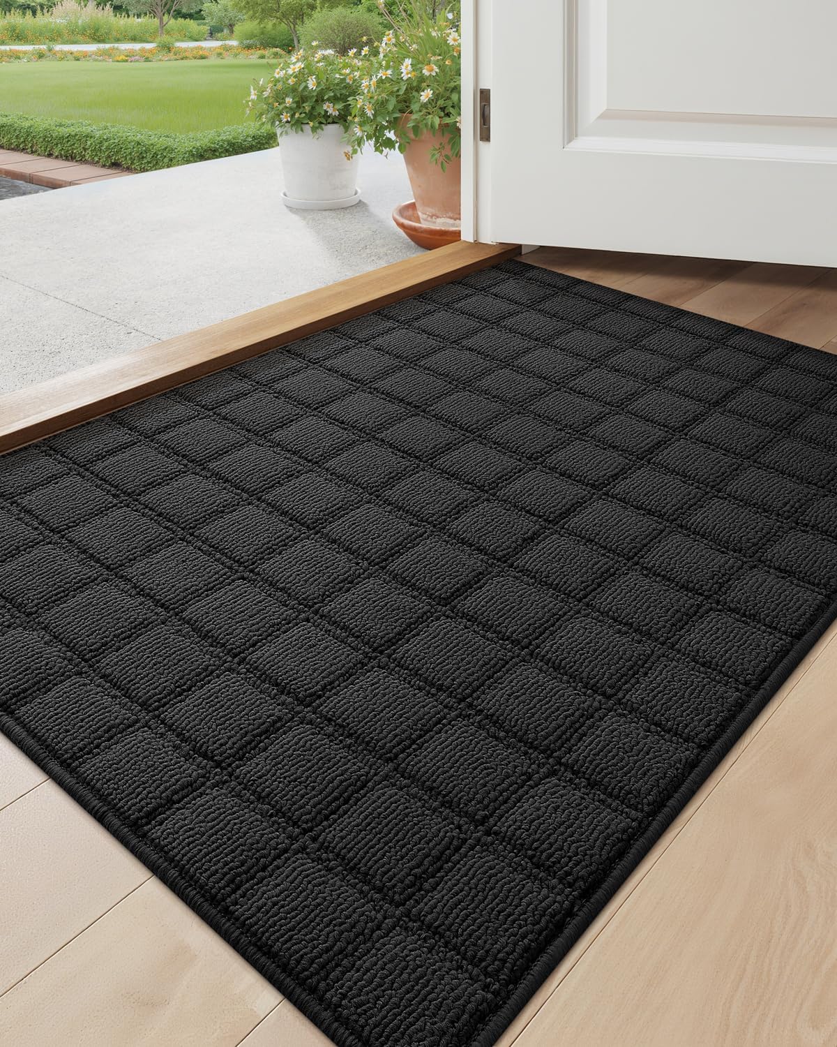 Color&Geometry Door Mat Indoor Entrance 2 x 3 Non Slip Washable