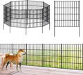 Metal Garden Fence 28in x 18.7ft No Dig Border Fence - Easy Install
