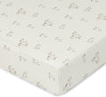 Crane Baby 100% Organic Cotton Bunny Crib Sheet for Nursery