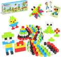 PicassoTiles 100pcs Magnetic Puzzle Cube Set - Creative STEAM Kit