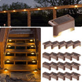 GIGALUMI Led Solar Deck Lights for Safe Outdoor Illumination