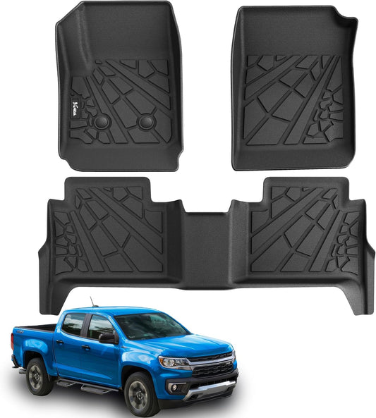 KARPAL Custom Fit Floor Mats for 2015-2022 Chevy Colorado