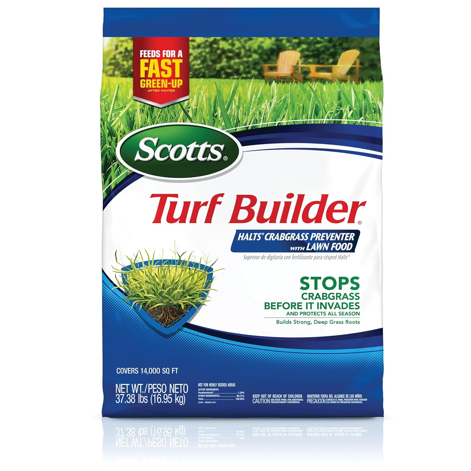 Scotts Turf Builder Halts Crabgrass Preventer with Lawn Food Review