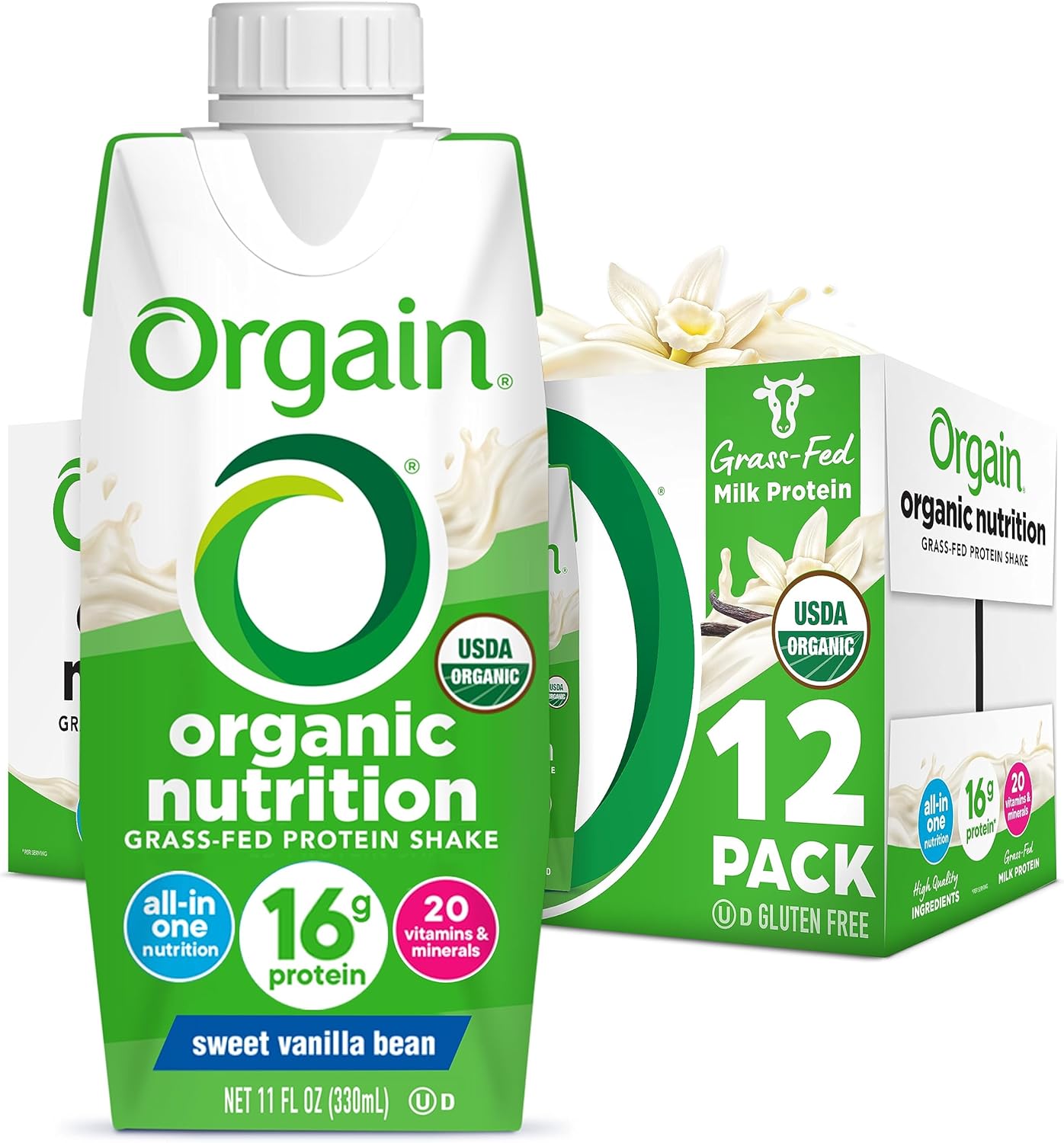 Orgain Protein Shake: Meal Replacement with 16g Whey Protein