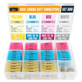 ALBO 600 PCS 26-10 AWG Heat Shrink Butt Connectors - Marine Grade