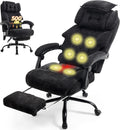 Massage Office Chair with Foot Rest - Massage, Heat & 500 lb Capacity
