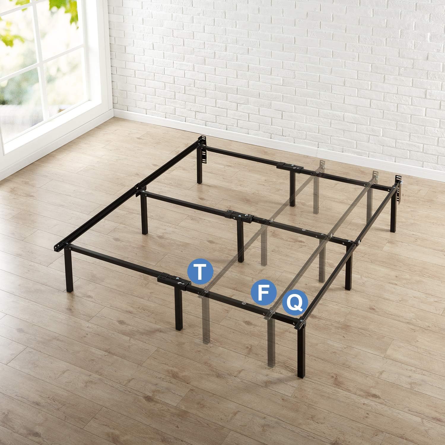 Zinus Michelle 12 Inch Compack Bed Frame for Box Spring Sets