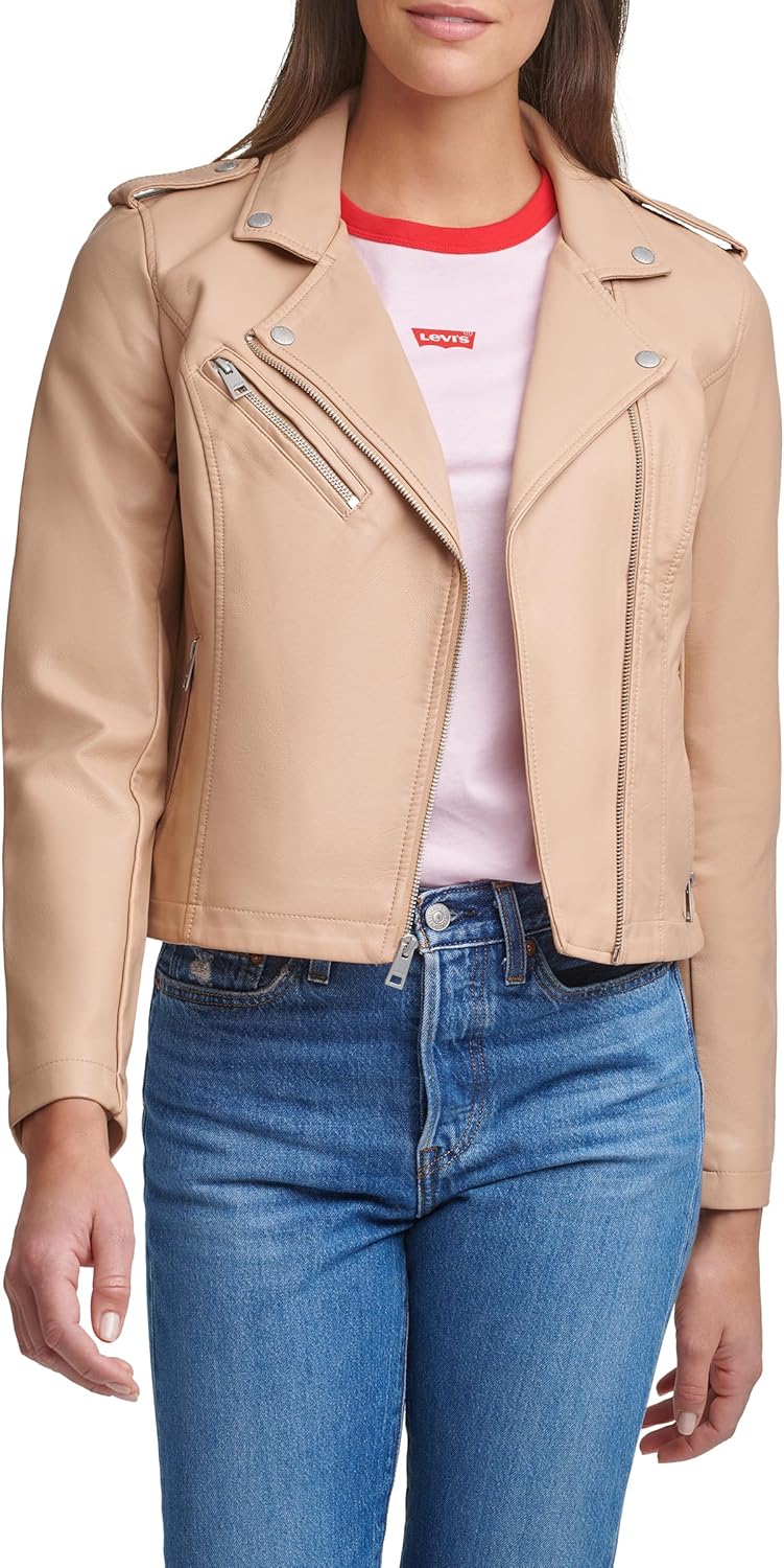 Levi's Womens The Classic Faux Leather Moto Jacket Review