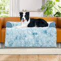 Calming Dog Couch Bed for Large Dogs - Cozy Faux Fur Comfort