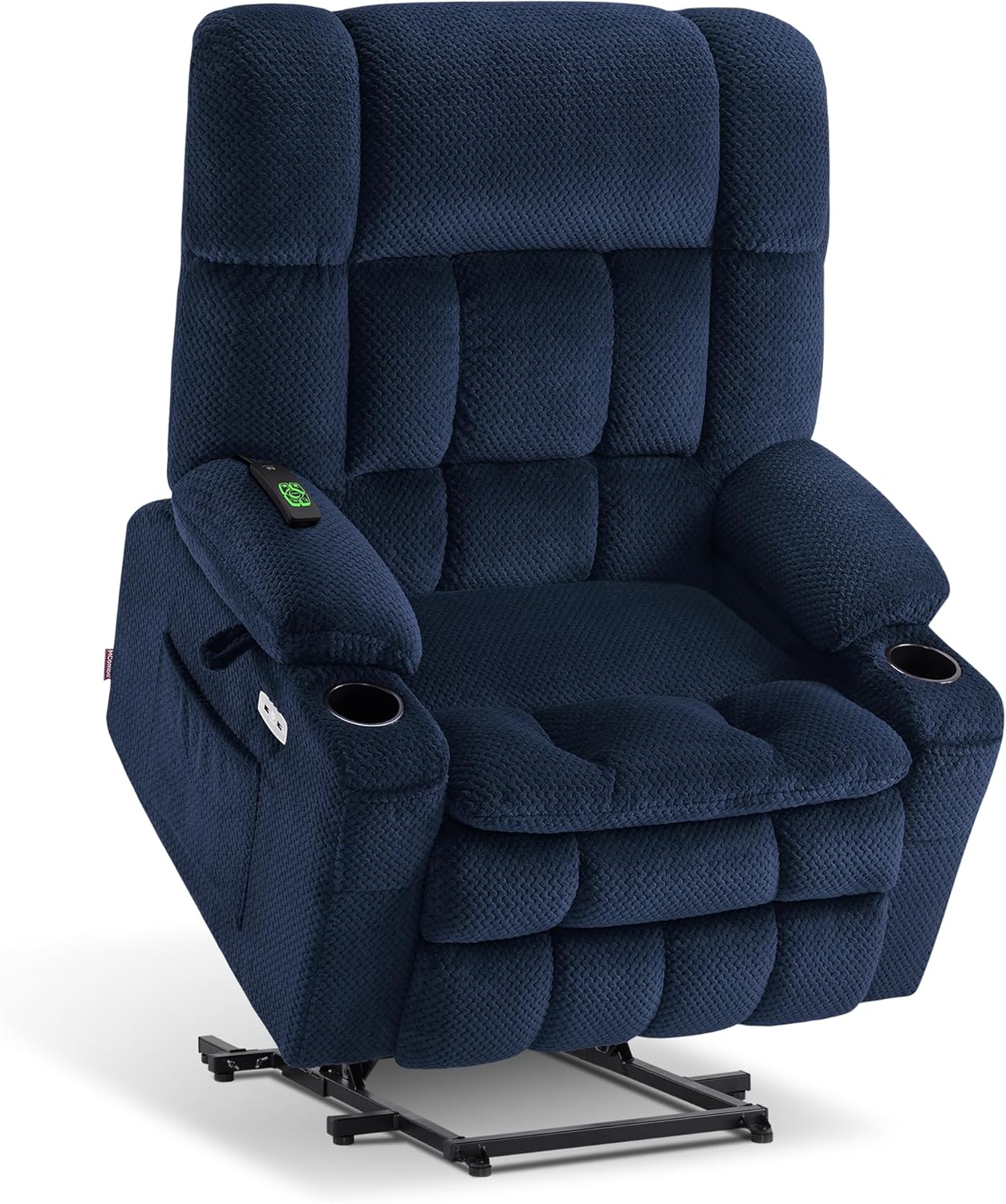 MCombo Oversized Power Lift Recliner Chair with Heat and Massage