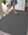 Color&Geometry Ultra Thin Indoor Door Mat 48x72 - Low-Profile Dirt
