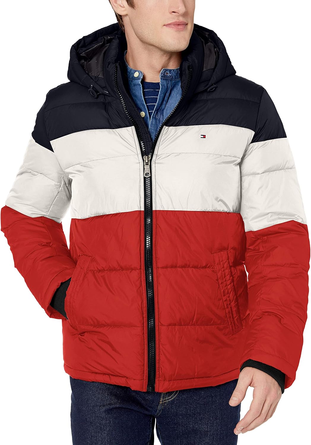 Tommy Hilfiger Men's Down Alternative Hooded Puffer Jacket Review