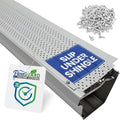 FlowGuard White Slip Under Shingle 5 in & 6 in Gutter Cover System