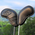 Magnetic Golf Iron Covers Set 10 Pcs - Secure PU Leather Protection