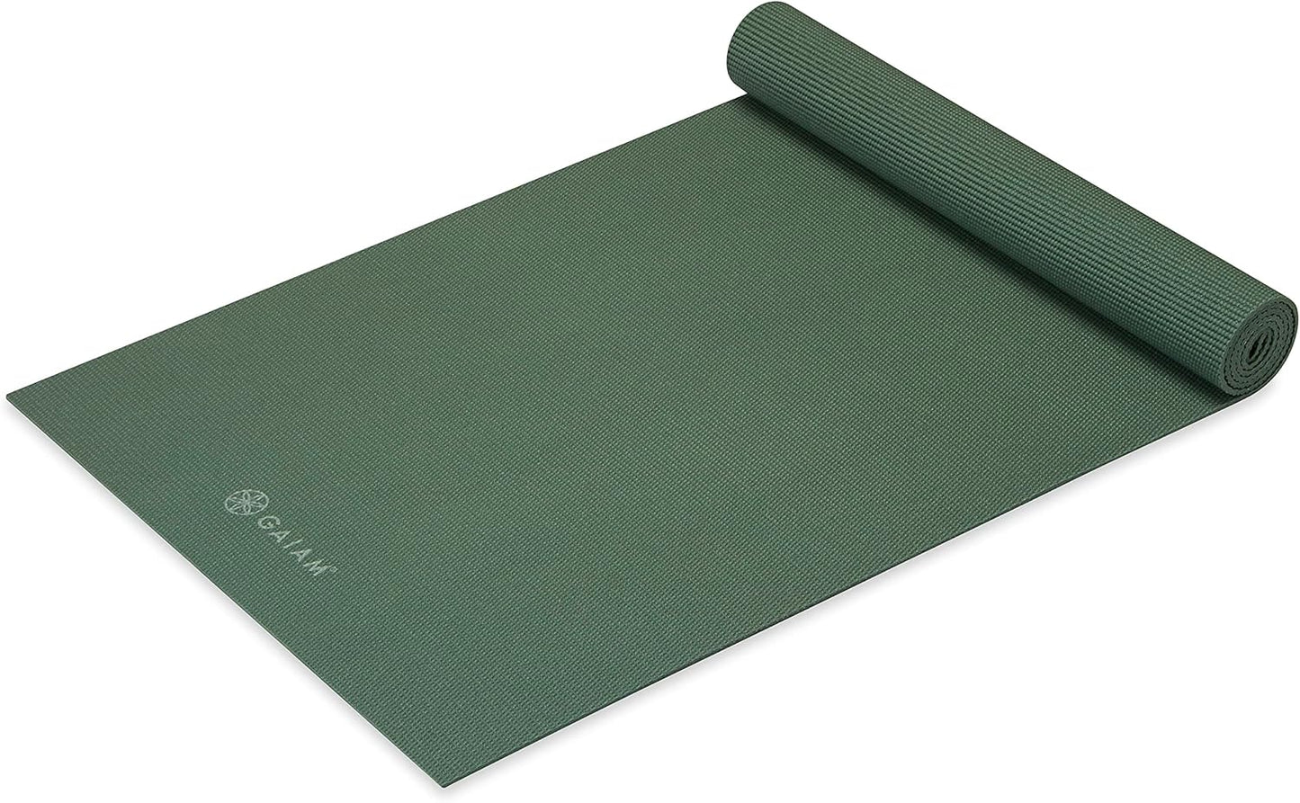 Gaiam Premium Non-Slip Yoga Mat - Ultimate 5mm Support