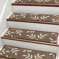 Carpet Stair Treads Non-Slip 30x8 Stair Runner for Wooden Steps - Set