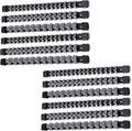 ALOANES 12-PC ABS Socket Organizer Rails - Heavy Duty Socket Storage
