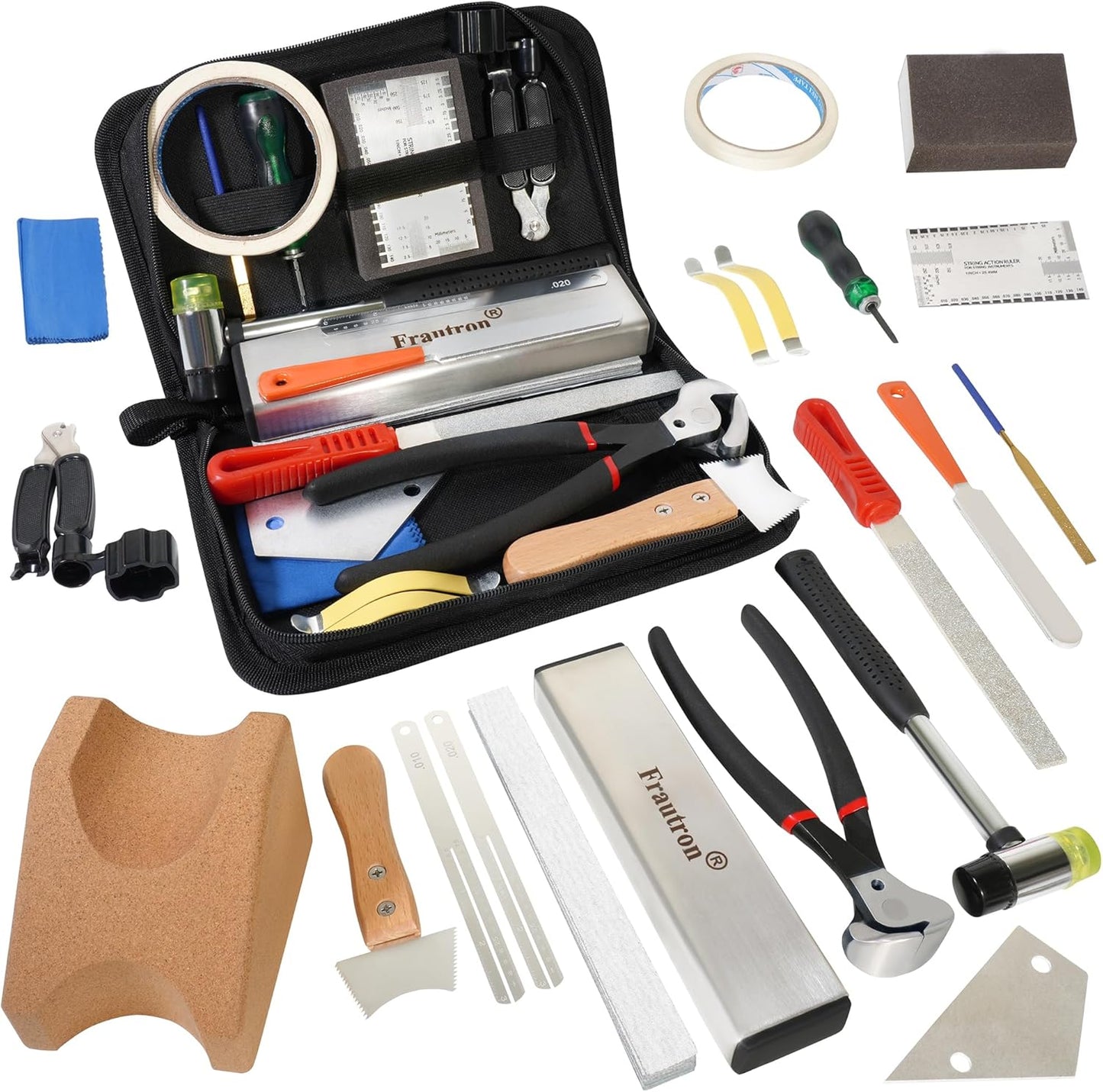 Guitar Luthier Fret Repairing Maintenance Tool Kit for Pros