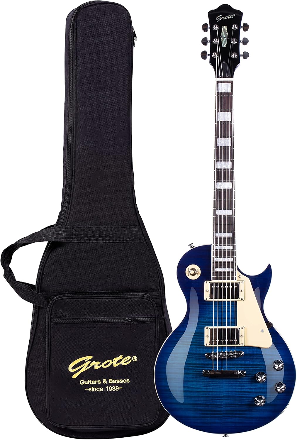GROTE Guitar Solid Body Electric Guitar with Gigbag LPYS-006 Review