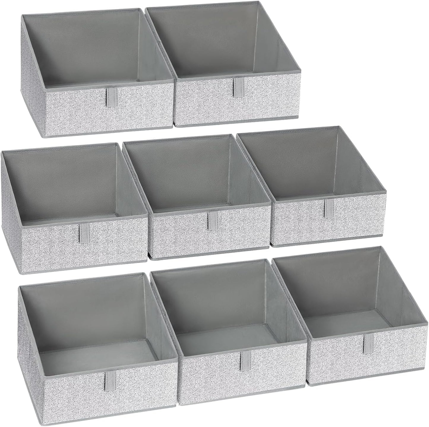 DIMJ Trapezoid Storage Bins for Closet Organization and More
