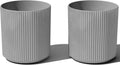 Veradek Round Demi Planter Pot - Durable Modern Indoor/Outdoor