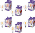 WiZ Color G25 Color Filament LED Smart Bulb Pack of 6 - Motion