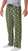 FOCO Men's NFL Team Logo Repeat Print Lounge Pants (Style MZK9)