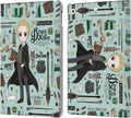 Harry Potter Draco Pattern Deathly Hallows Leather iPad 10.2 Case