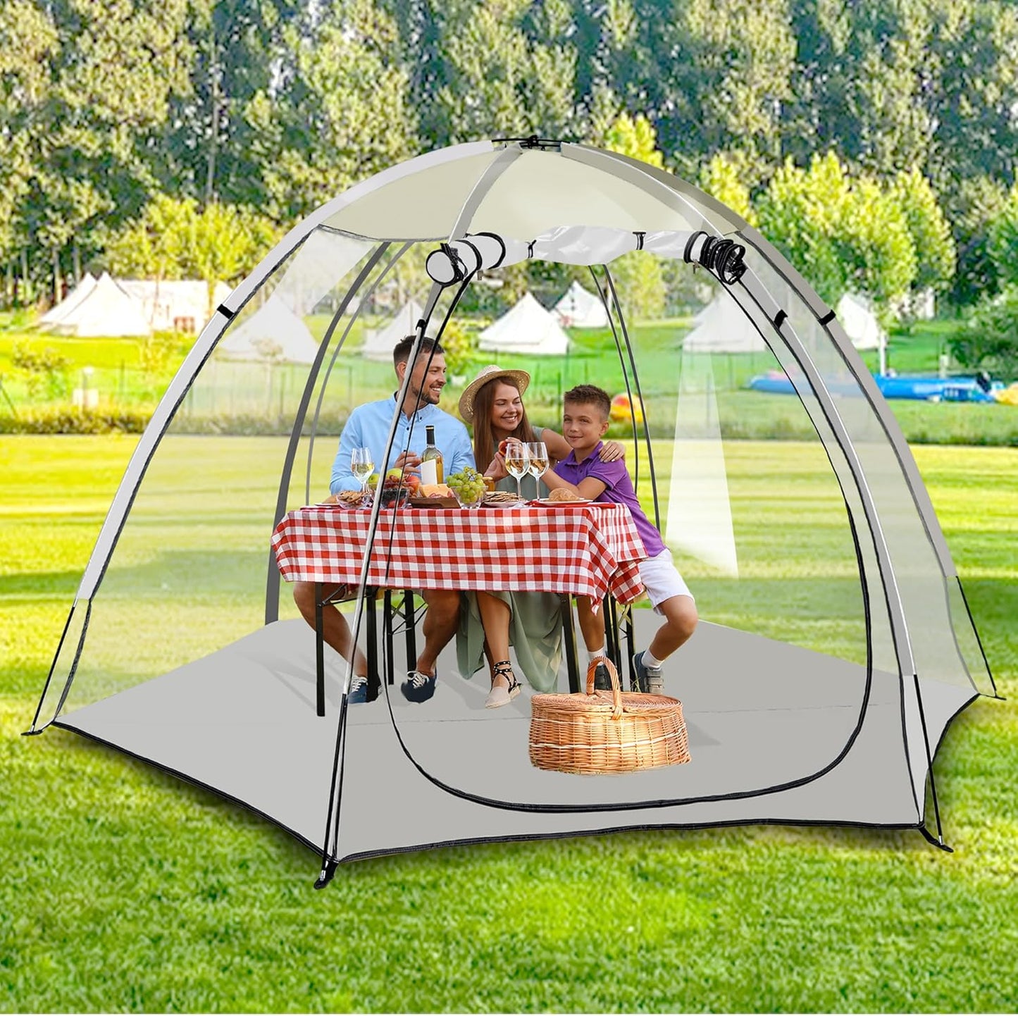 MAIZOA Transparent Sports Tent, Waterproof, Windproof, Coldproof~Perfect for Outdoor Fun!