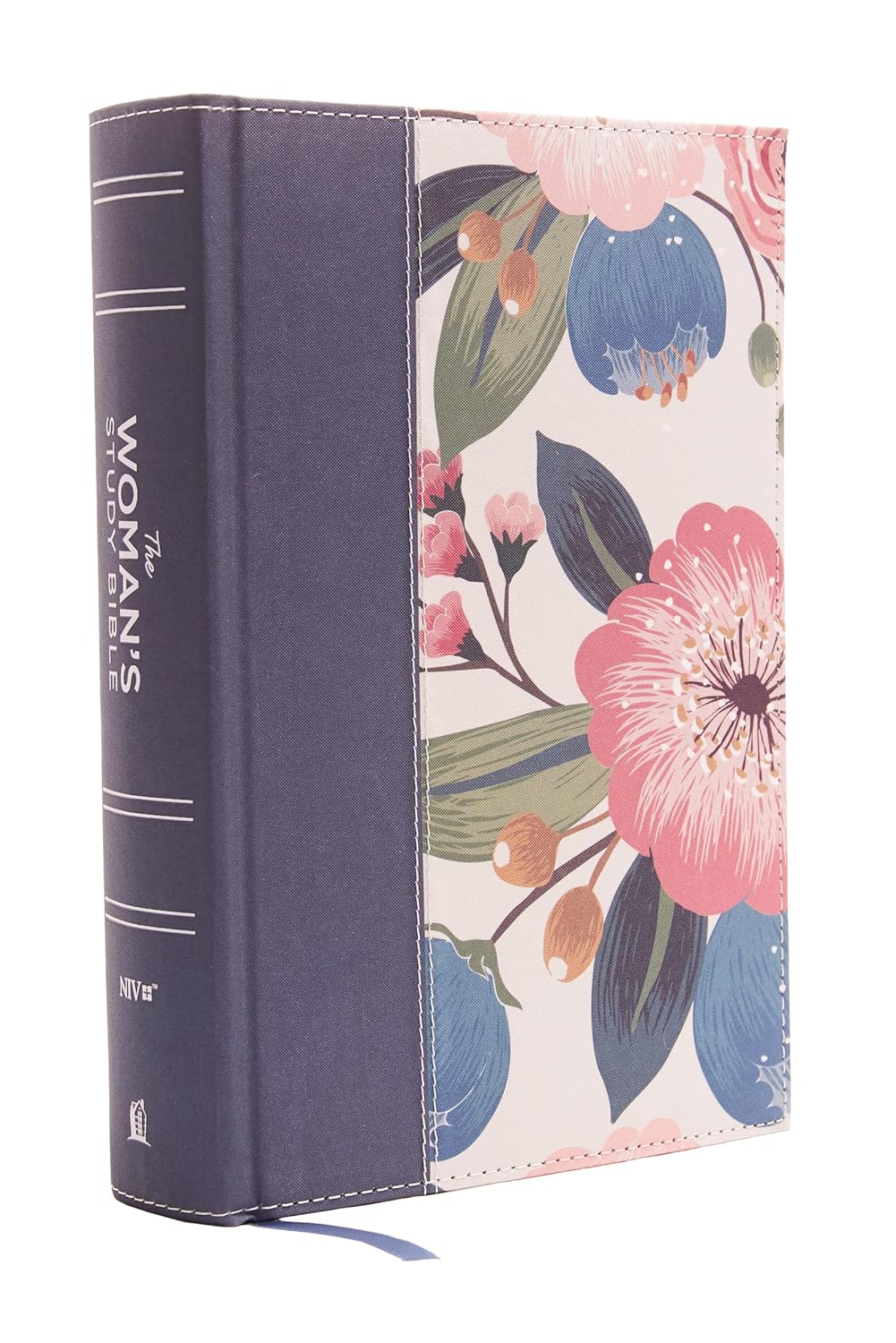 NIV The Woman's Study Bible Cloth over Board Blue Floral Design