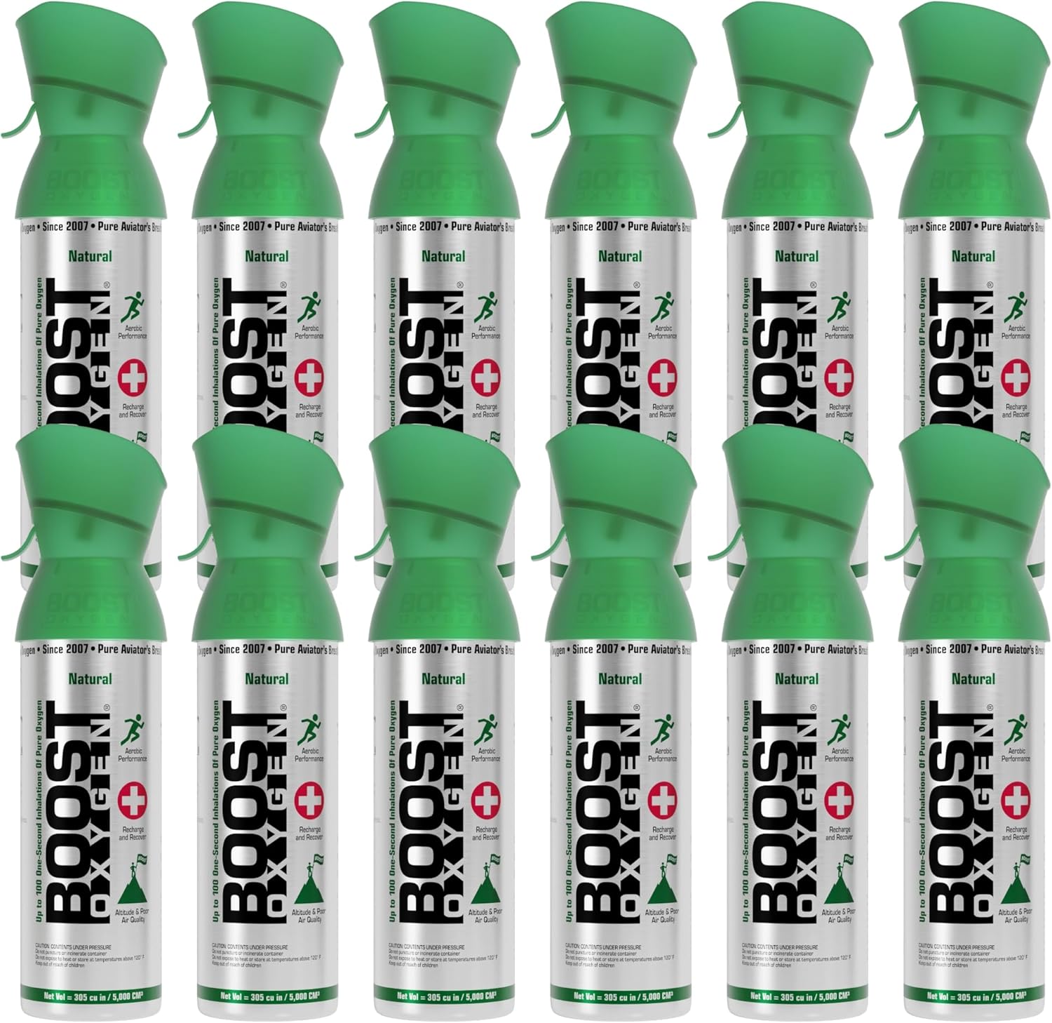 Boost Oxygen Medium Natural 5 Liter Canister for Recovery